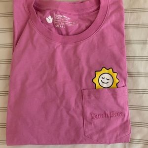 Dutch bros radiate positivity purple tee shirt